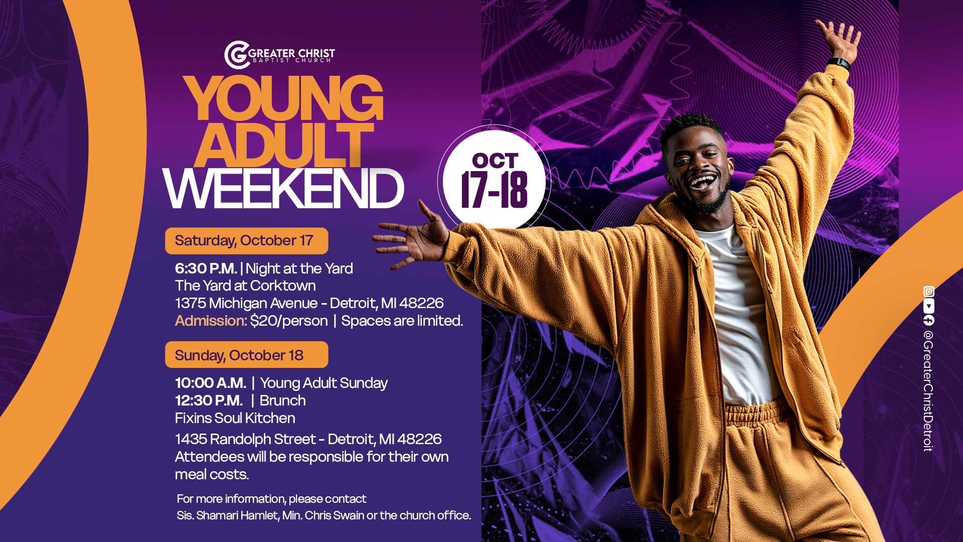 Young Adult Weekend